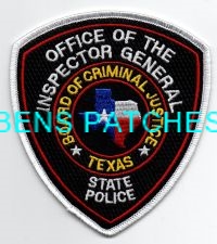 TEXAS,TEXAS BOARD OF CRIMINAL JUSTICE OFFICE OF THE INSPECTOR GENERAL POLICE 1